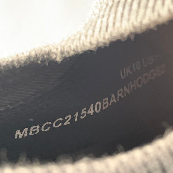 SANTONI Size 11 Grey Canvas Knit Lace-Up Sneakers - Picture 8 of 8